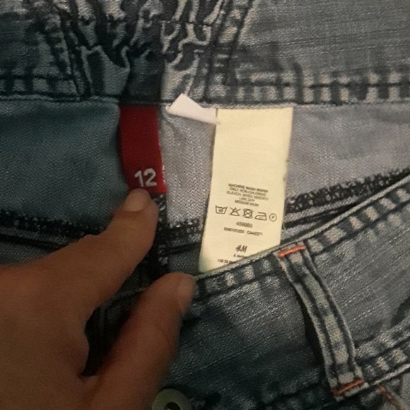 High low denim skirt - Picture 3 of 3